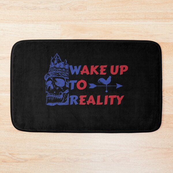 Item preview, Art skull wake up to reality poster designed and sold by Correia2950.