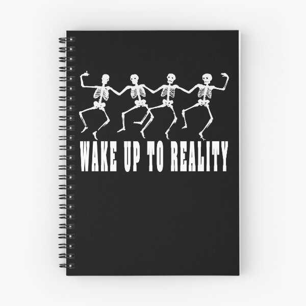 Item preview, People skull dancing Wake up to reality poster designed and sold by Correia2950.