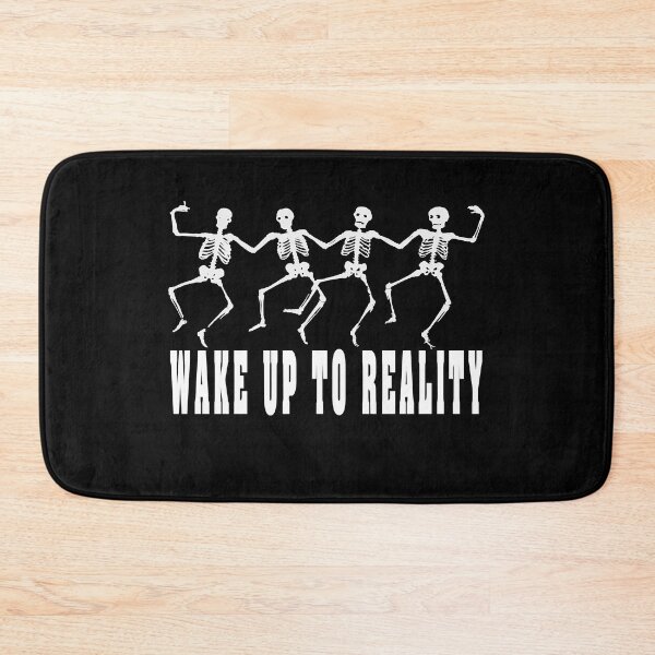 Item preview, People skull dancing Wake up to reality poster designed and sold by Correia2950.