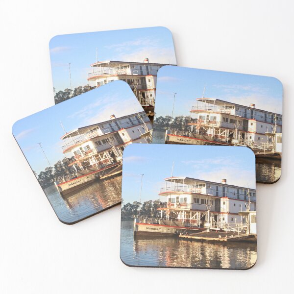 Item preview, Paddlesteamer, early morning, Mannum designed and sold by FranWest.