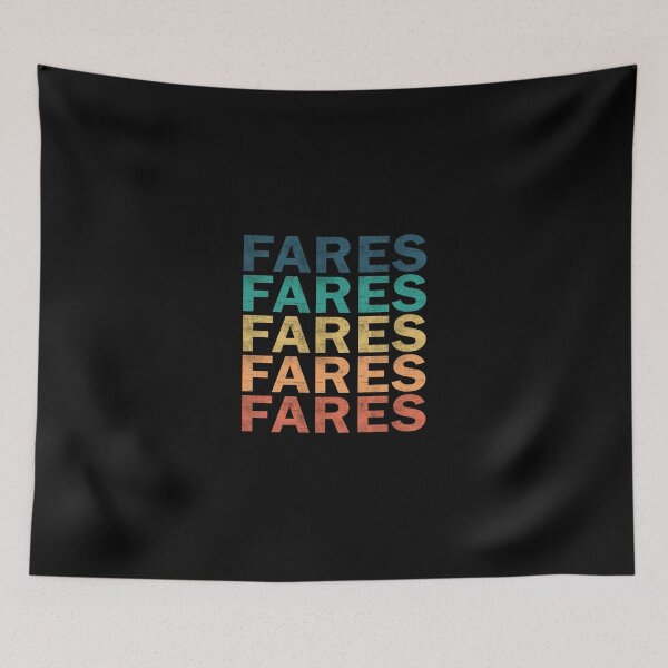 Artikelvorschau, Fares Name T Shirt - Fares Vintage Retro Name Geschenkartikel T-Shirt entworfen und verkauft von celiagomez456.