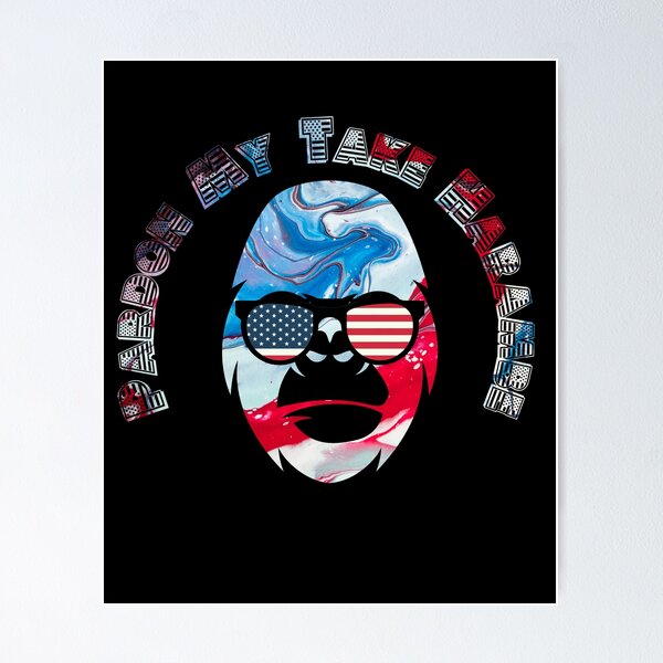Item preview,  Pardon My Take Harambe Patriotic American Hero Classic designed and sold by TheWildFlix.