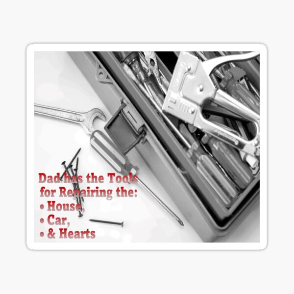 Dad's Tools Sticker