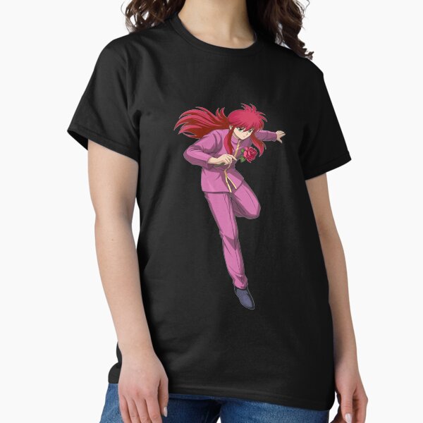 Vista previa del artículo con la obra «Kurama Long anime rosa cartel de pelo largo», diseñado y vendido por RaCastro1415.