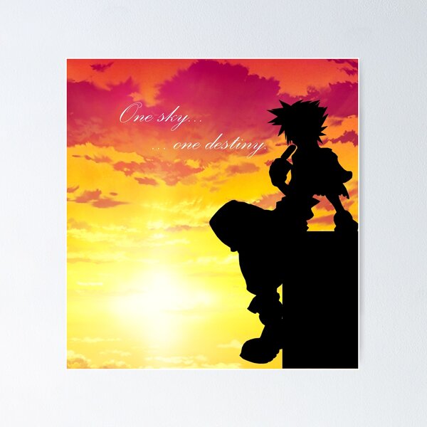 Vista previa del artículo con la obra «Kingdom Hearts: Sora en Villa Crepúsculo», diseñado y vendido por Fushioka.