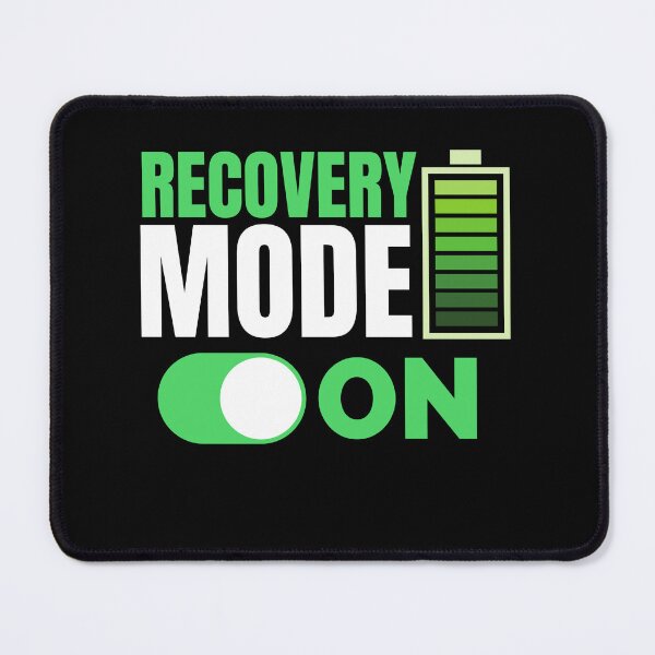 Item preview, mode recovery on | recovery mode on sleep | recovery on day designed and sold by wear4gamers.
