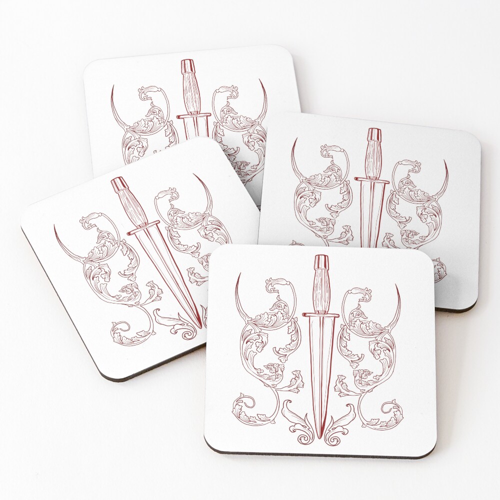 Item preview, Coasters (Set of 4) designed and sold by InkKountess.