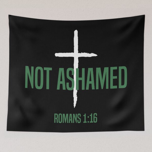 Item preview, Copy of I am not ashamed of the gospel - Green designed and sold by ChristianLife.