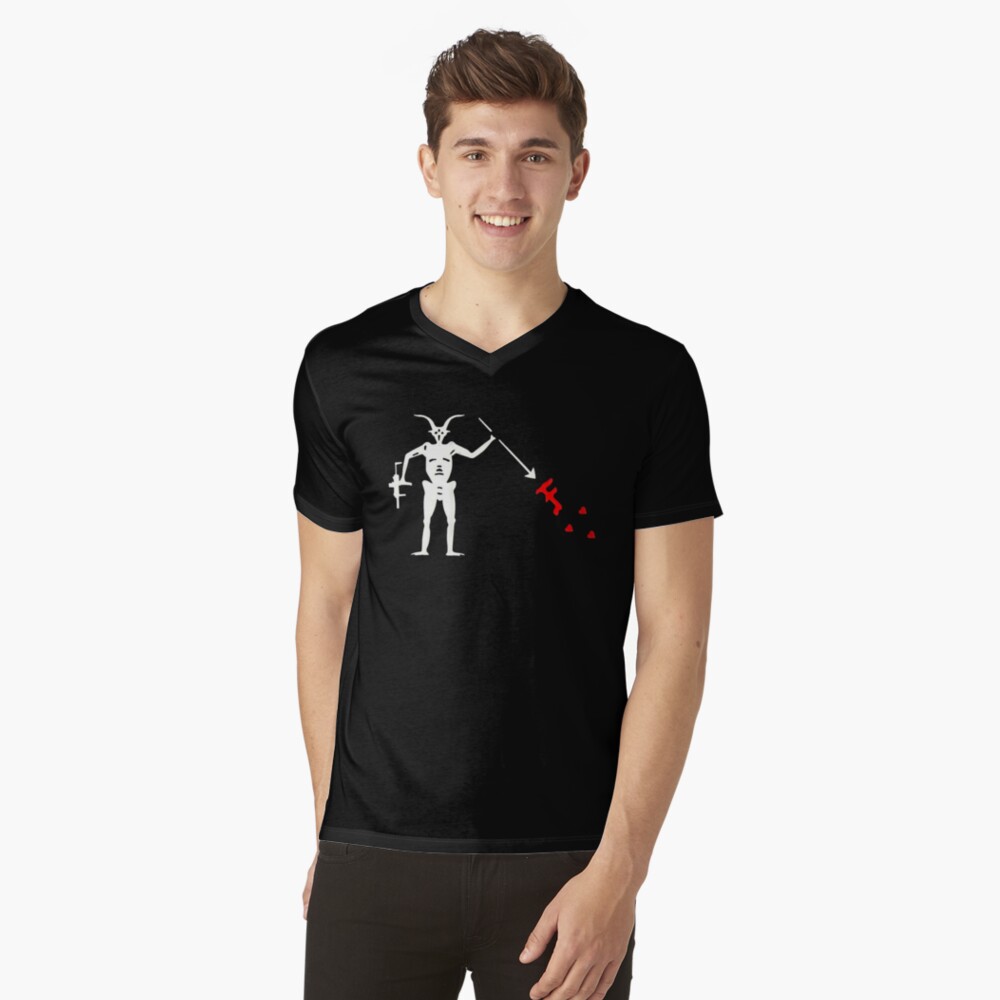 Vista previa del artículo con la obra «Camiseta de cuello en V», diseñado y vendido por MyFuntastics.