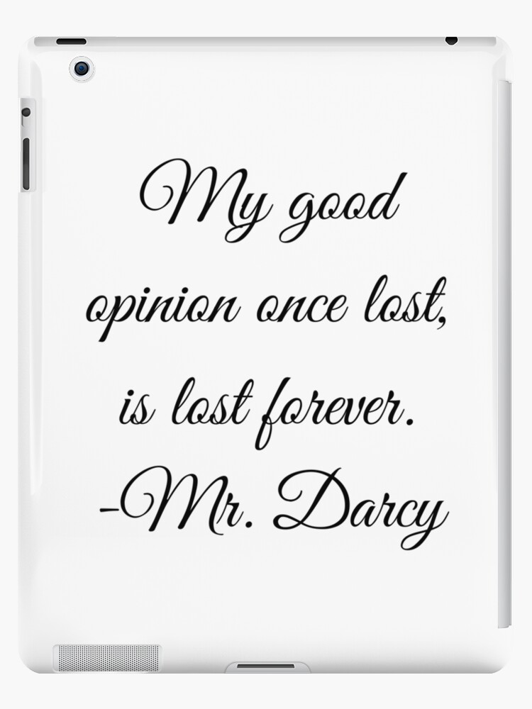 Coque Et Skin Adhesive Ipad Mr Darcy Orgueil Et Prejuges Citation Jane Austen Par Avantmarket Redbubble