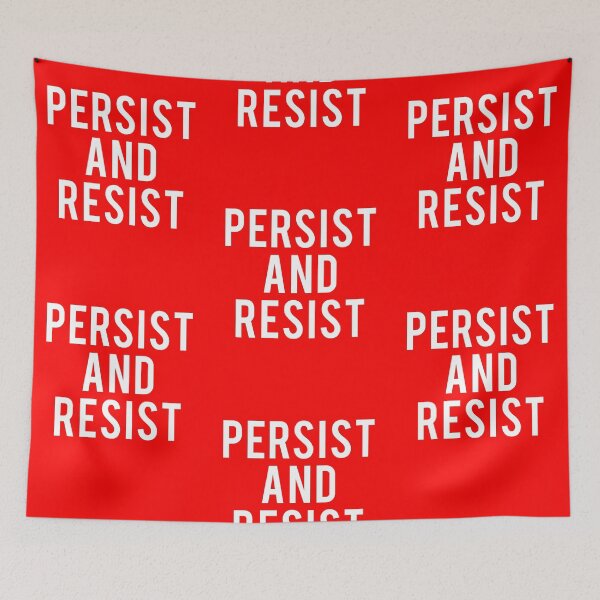 Item preview, Anti-Trump Peaceful Protest - Persist And Resist  designed and sold by ETIndustries.