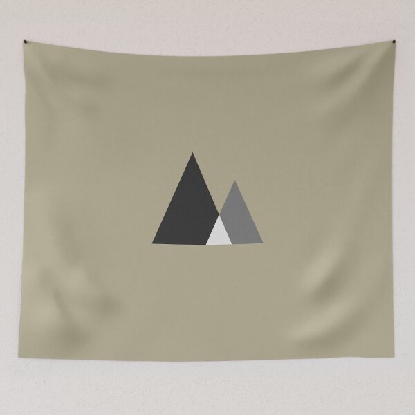 Item preview, No.3 - Mountains Modern Minimalist Geometric Design  designed and sold by granimatedesign.