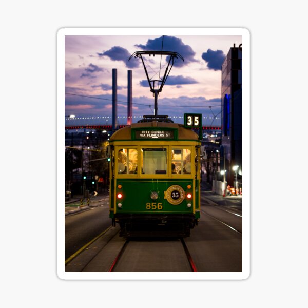 Aperçu de l'œuvre Tramway de Melbourne créée et vendue par Little-Camera.