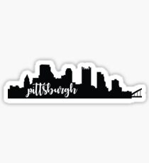 pittsburgh skyline Sticker