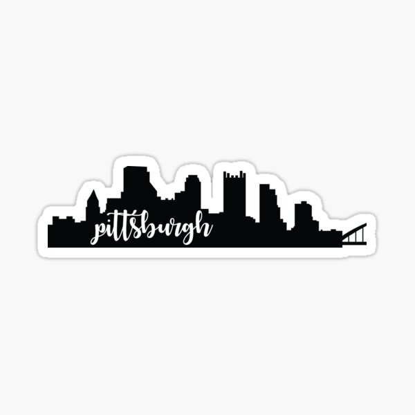 Pittsburgh Skyline Stickers | Redbubble