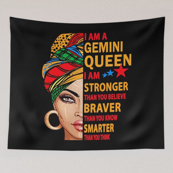 Item preview, Gemini queen I am stronger birthday gift for Gemini zodiac designed and sold by vincentalan.