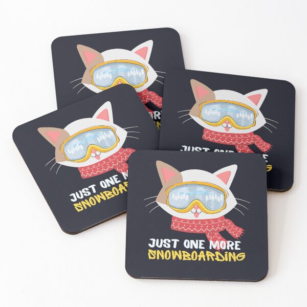 Item preview, Just One More Snowboarding | Snowboard | Cat Lovers | Men Women designed and sold by JooArtPrints  ★★★★★.