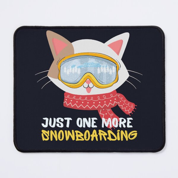 Item preview, Just One More Snowboarding | Snowboard | Cat Lovers | Men Women designed and sold by JooArtPrints ★★★★★.