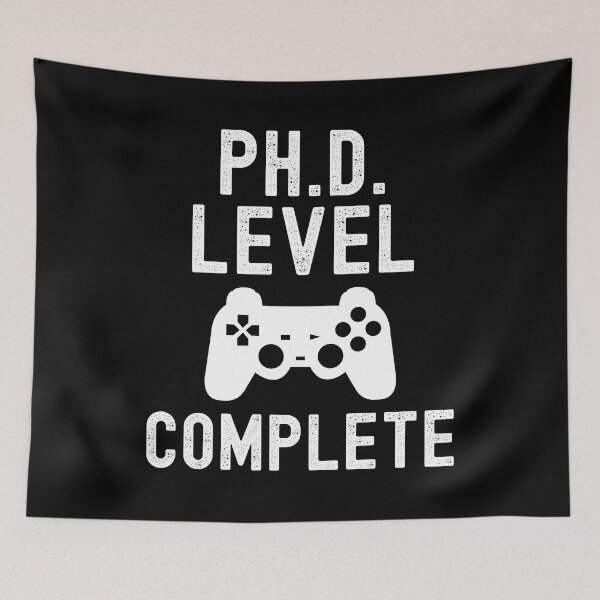 Item preview, Phd Degree Gift - Ph.D. Level Complete - Doctorate Degree Gift, Thesis Defense, Dissertation Defense, Graduation, phinished designed and sold by jadedscientist.