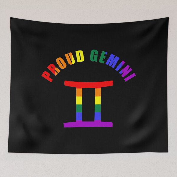 Item preview, Proud Gemini Astrology LGBTQ Zodiac Sign Horoscope designed and sold by vincentalan.