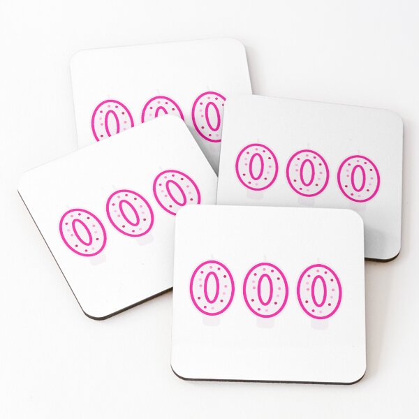 Artikelvorschau, 000 Geburtstagskerzen mit Engelszahlen (pink) entworfen und verkauft von HeyGal  Shop.