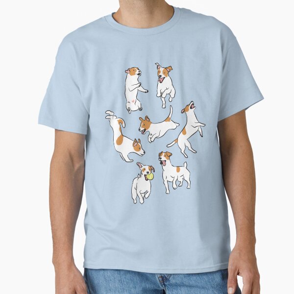 Item preview, Playing Jack Russell Terrier - Black Background designed and sold by Lulupainting.