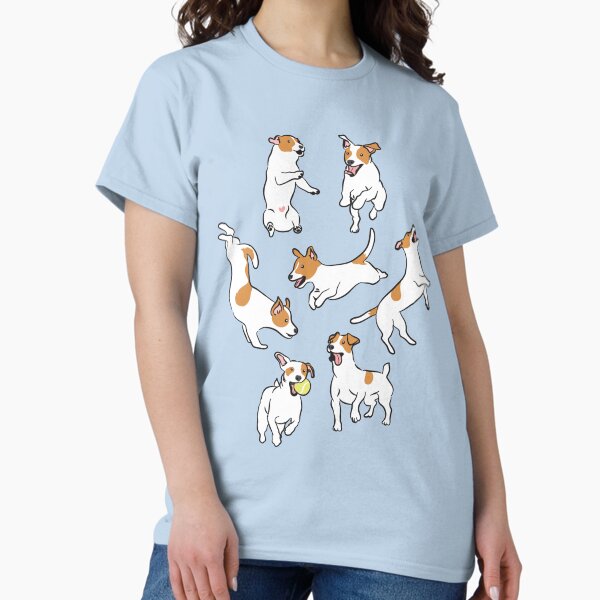 Item preview, Playing Jack Russell Terrier - Black Background designed and sold by Lulupainting.