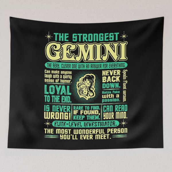 Item preview, Strongest Gemini Loyal Can Read Your Mind Zodiac designed and sold by vincentalan.