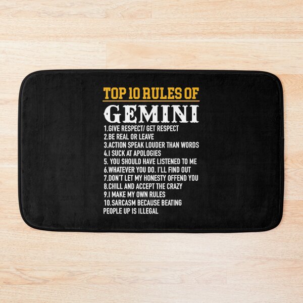 Item preview, Top 10 Rules Of Gemini May 21 - June 21 designed and sold by vincentalan.