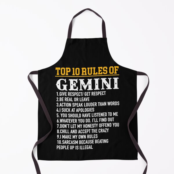Item preview, Top 10 Rules Of Gemini May 21 - June 21 designed and sold by vincentalan.