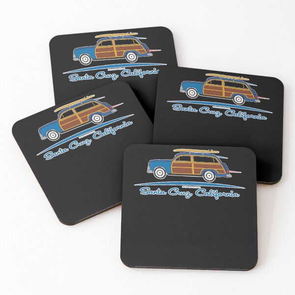 Item preview, Woodie In Santa Cruz California Side View Sticker designed and sold by lambstout2.