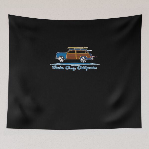 Item preview, Woodie In Santa Cruz California Side View Sticker designed and sold by lambstout2.