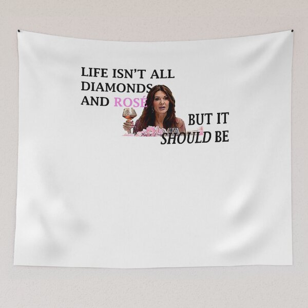 Item preview, Retro Vintage Life Is Diamonds And Rose Love You designed and sold by RoxaneLueilwitz.