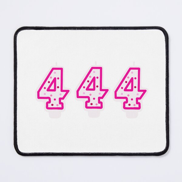 Item preview, 444 angel number birthday candle designed and sold by HeyGal Shop.