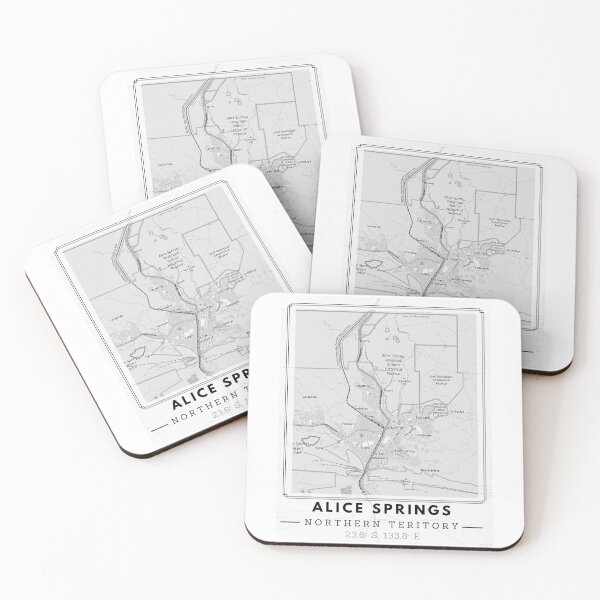 Item preview, Alice Springs Map designed and sold by PBSMondo.
