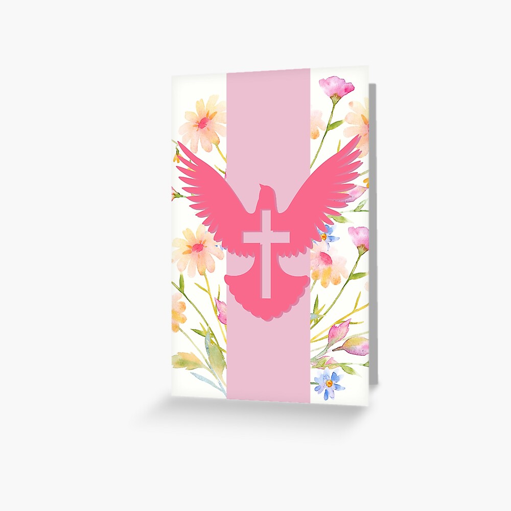 Easter Dove Greeting Card