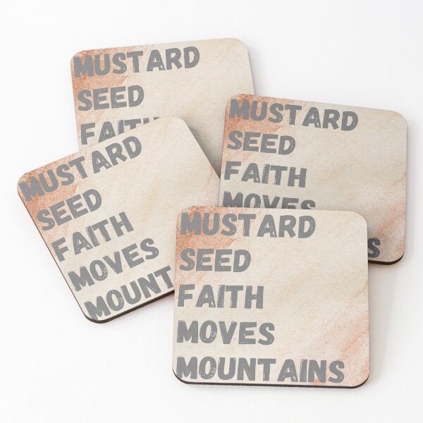 Item preview, Mustard Seed Faith Moves Mountains designed and sold by jutaylor.