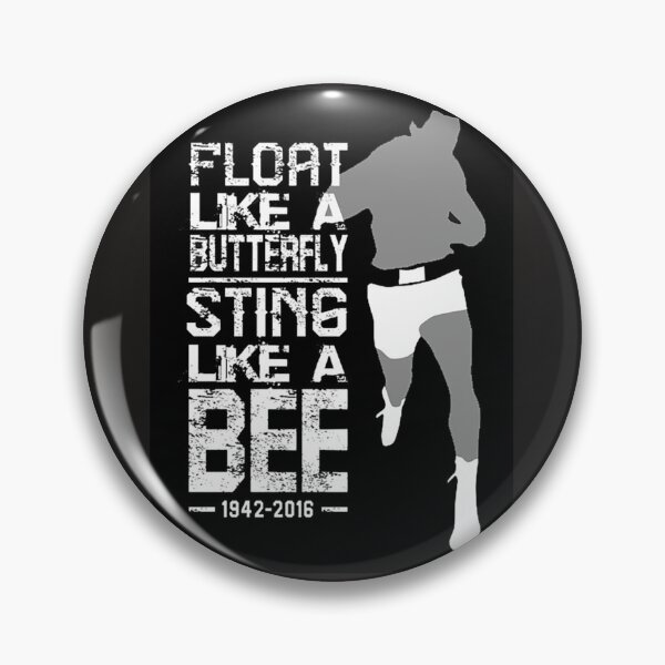Item preview, Muhammad Ali Float Like a Butterfly Sting Like A Bee Pullover Hoodie Muhammad Ali designed and sold by bernascrga.