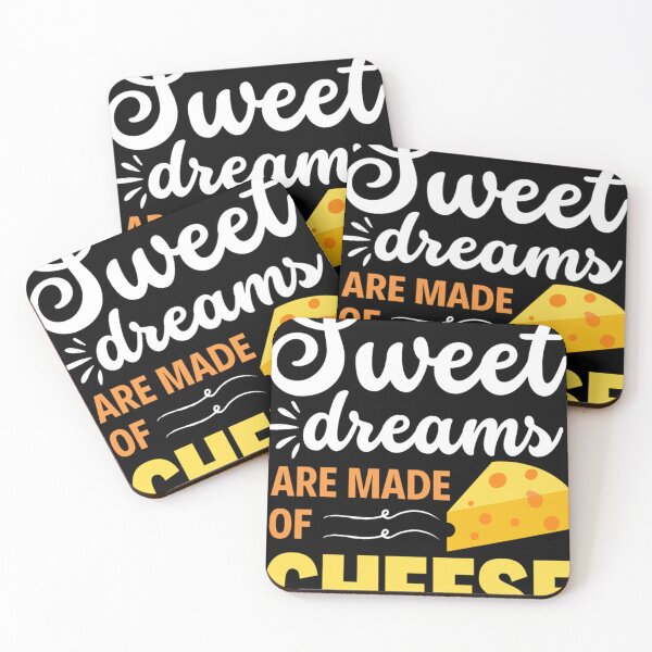Item preview, Sweet Dreams Are Made Of Cheese | National Cheese Fondue Day | Cute Cheese Lover  designed and sold by chetan786.