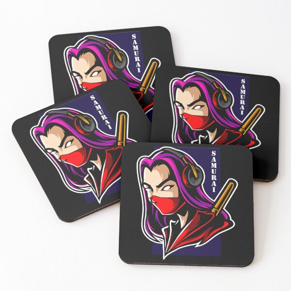 Item preview, Samurai Ninja Female Gamer Gamers Classic T-Shirt designed and sold by ethenfran6.