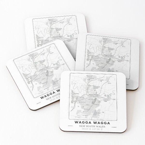 Item preview, Map Of Wagga Wagga Australia designed and sold by PBSMondo.