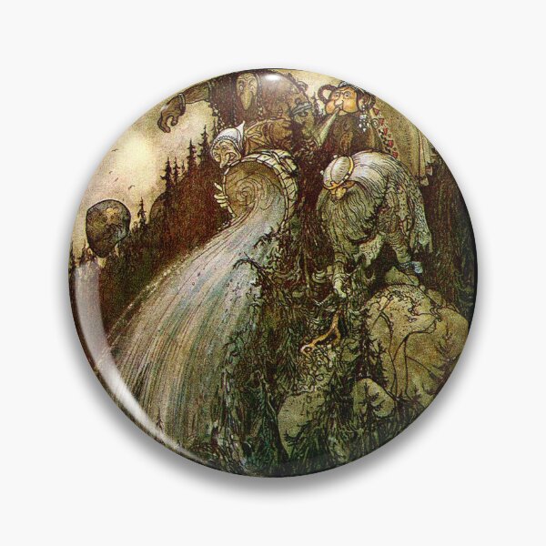 Item preview, Troll trouble - John Bauer illustration 1909 designed and sold by RPGHaven.