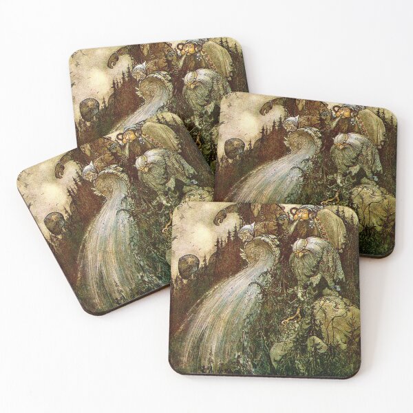 Item preview, Troll trouble - John Bauer illustration 1909 designed and sold by RPGHaven.