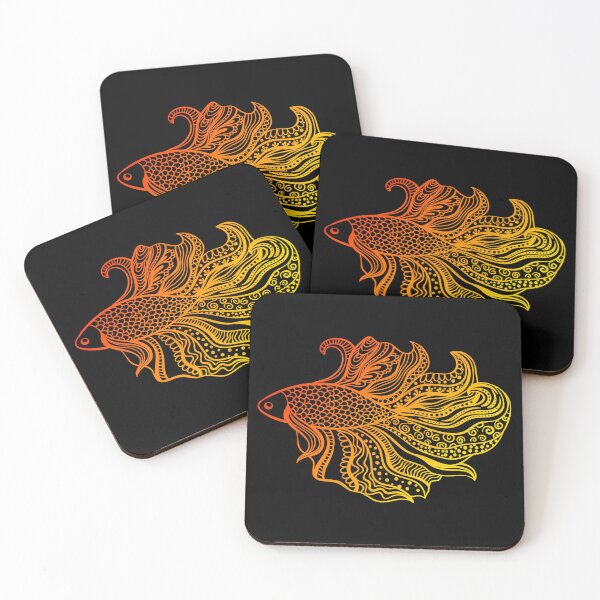 Item preview, Betta Fish - Sunset designed and sold by murkyswamp.