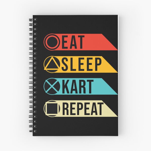 Artikelvorschau, Eat sleep Kart repeat entworfen und verkauft von YR MART.