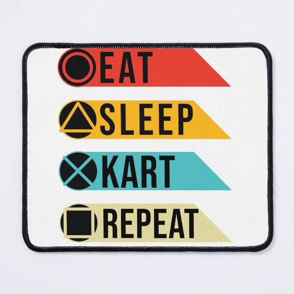 Item preview, Eat sleep Kart repeat designed and sold by YR MART.