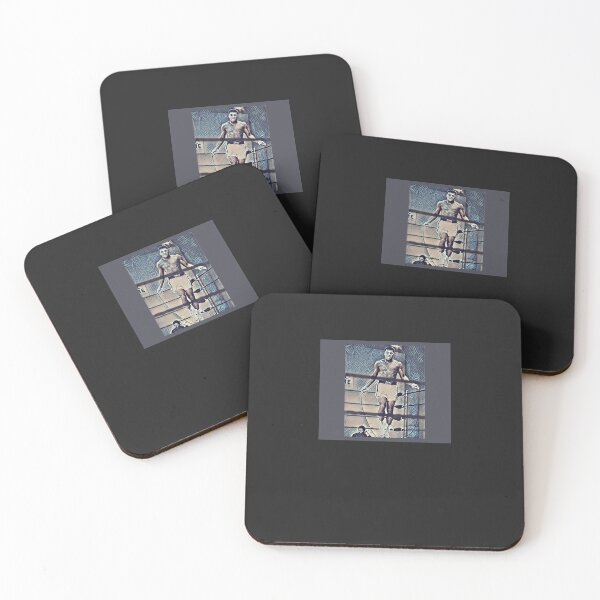 Item preview, Muhammad Ali with a Jumping Rope Painting Mouse Pad Muhammad Ali designed and sold by solianymz.