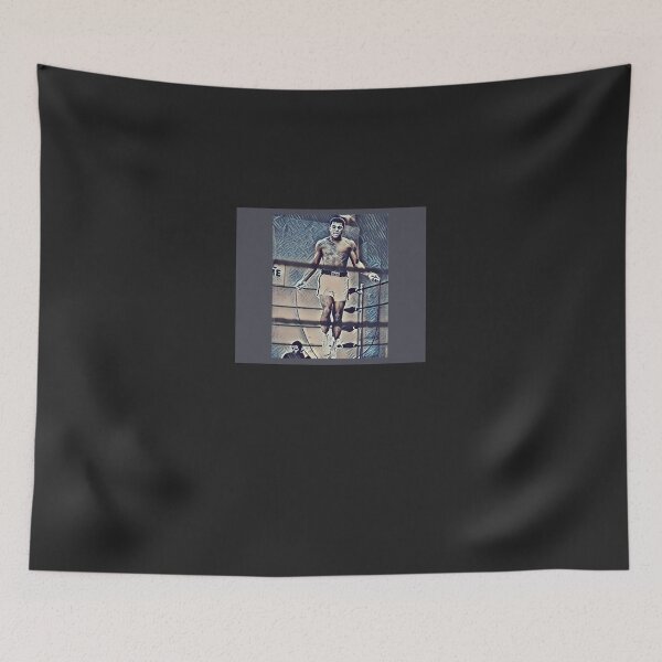 Item preview, Muhammad Ali with a Jumping Rope Painting Mouse Pad Muhammad Ali designed and sold by solianymz.