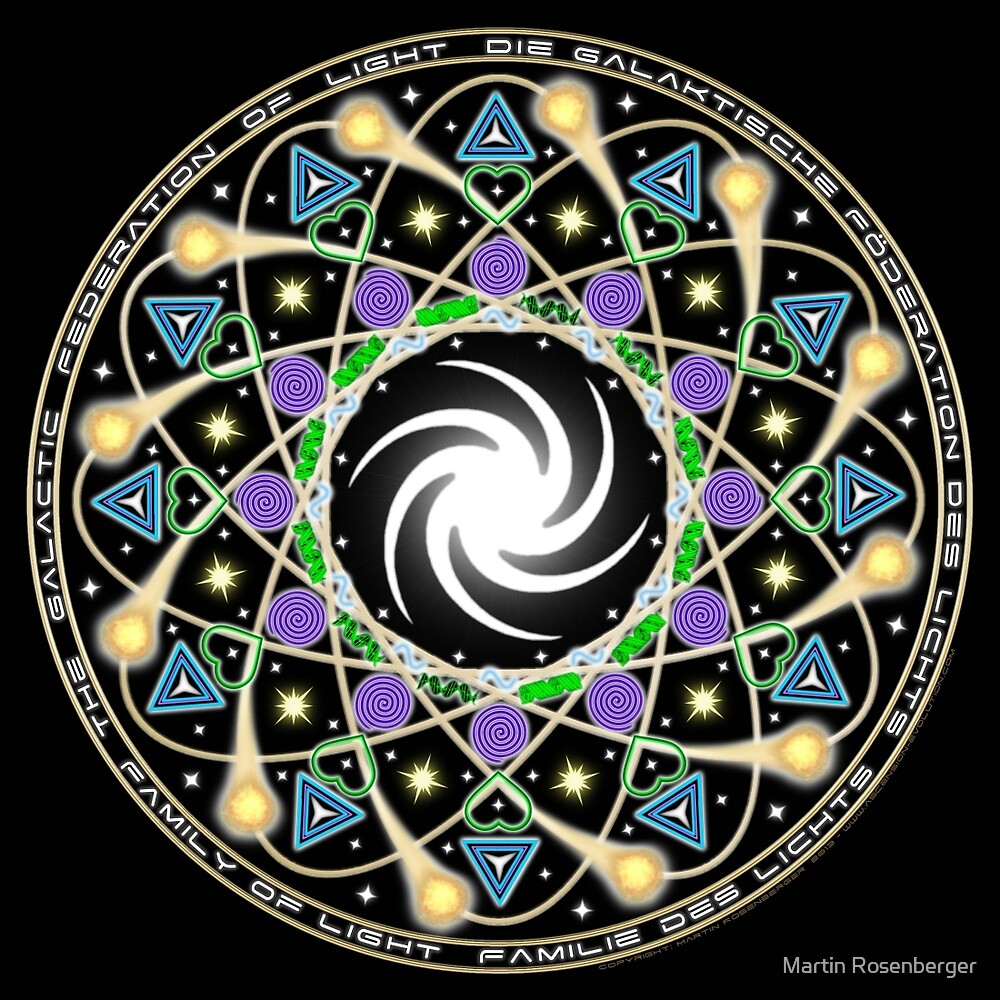 "Galactic Federation Of Light Mandala" by Martin ...