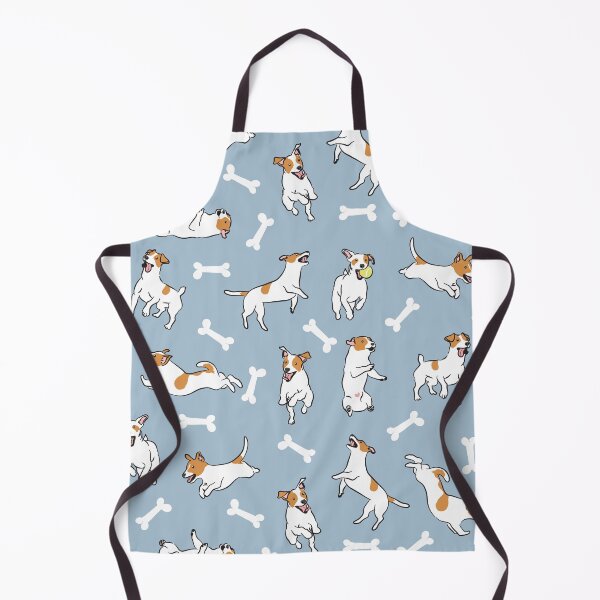 Item preview, Playing Jack Russell Terrier - Blue Background designed and sold by Lulupainting.